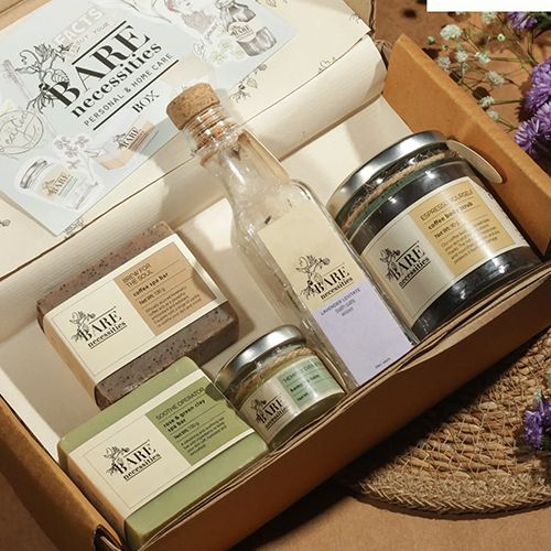 Premium Coffee N Lavender Bath Gift Set