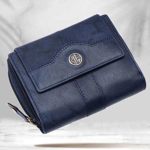 Trendy Leather RFID Protected Ladies Purse