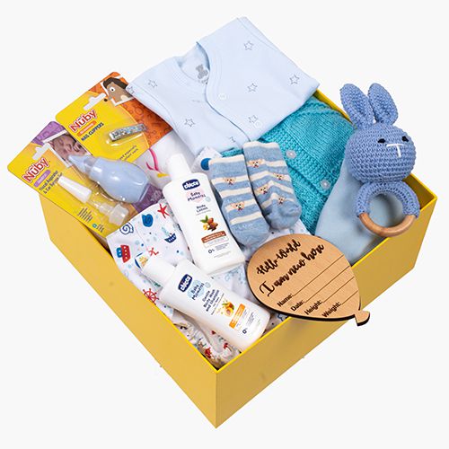 Deluxe Winter Hamper for New Born Baby Boy