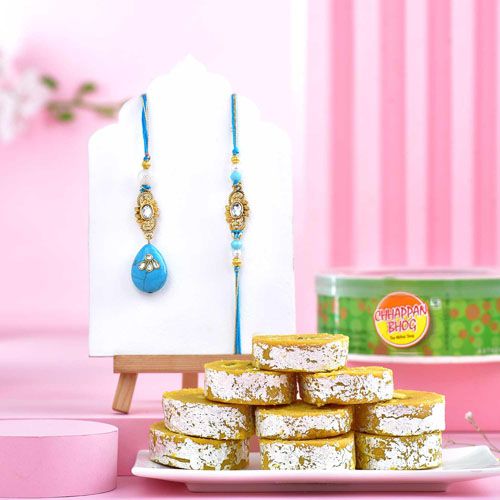 Sweet Delight Rakhi Combo