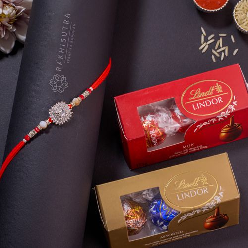 Sweet Bond Rakhi and Chocolate Combo