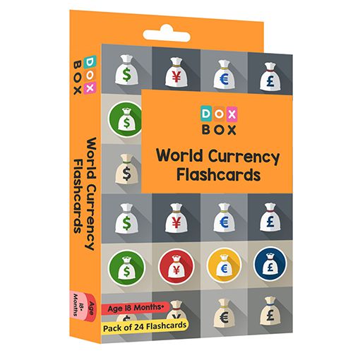 Currency Flashcards  24 Laminated Pack