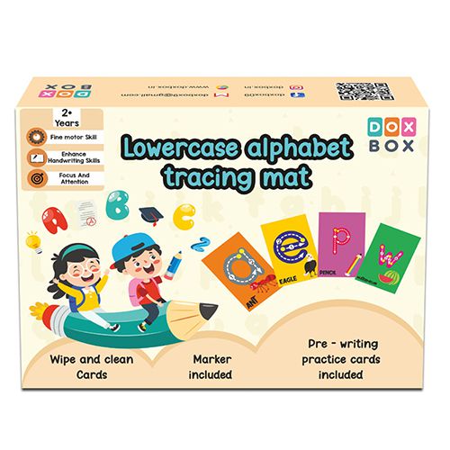 Charming Rewritable Lowercase Flashcards Set